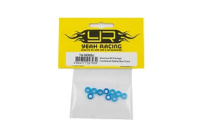 Yeah Racing Blue Aluminium M3 Countersunk Washers 10Pcs image 57564