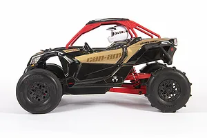 Axial 1.2/1.6" ST28 Razor Front & Rear Paddle Tyres on Black Rims - Glued Wheels 4Pcs image 57604