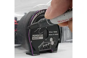 Yeah Racing Aluminium Momentum Wheel Marker - Black/Purple image 57642