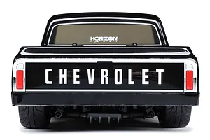 Losi V-100 1972 Chevy C10 RC Pick-Up Truck Electric 4WD 1/10 Scale RTR - Black image 57700