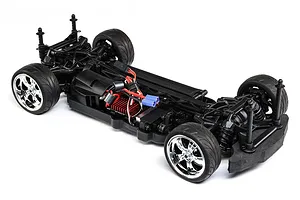 Losi V-100 1972 Chevy C10 RC Pick-Up Truck Electric 4WD 1/10 Scale RTR - Black image 57706