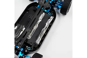 Yeah Racing Blue Aluminium Quick Change Battery Mounts 2Pcs image 57753