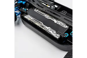 Yeah Racing Blue Aluminium Quick Change Battery Mounts 2Pcs image 57754