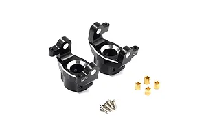 Yeah Racing Black Aluminium RBX10 Ryft Steering Hub Carriers (C-Hub) 2Pcs