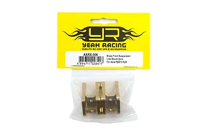 Yeah Racing brass front suspension link mounts for Axial RBX10 Ryft in original packaging.