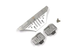 Yeah Racing Stainless Steel Diff Skid Plate & Fender Set image 57778