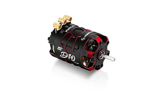 Hobbywing Xerun D10 10.5T 4600Kv Sensored Brushless Motor - Red Passion Edition image 57814
