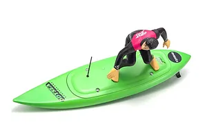 Kyosho 1/5 Surfer 4 Type 23 Electric RTR RC Boat - Catch Surf Green image 58094