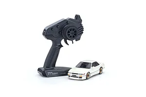 Kyosho Mini-Z Nissan Silvia K's S13 with Aero Kit RC Drift Car Electric AWD RTR - Pearl White image 58102