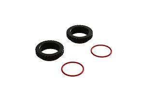 ARRMA Black Aluminium Shock Collars 2Pcs