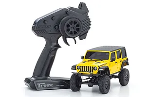 Kyosho Mini-Z Jeep Wrangler Unlimited Rubicon RC Rock Crawler Electric 4WD RTR - Hellayella image 58257