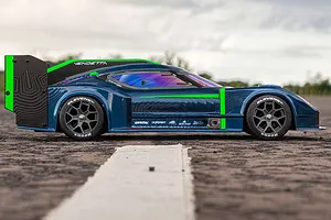 ARRMA Vendetta 4x4 3S BLX RC Car Electric Brushless 4WD 1/8 Scale RTR - Blue image 58402