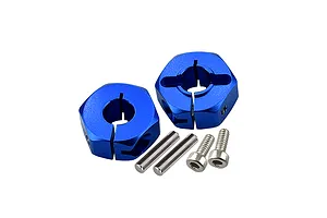 GPM Blue Aluminium Rear Wheel Hex Adapters w/ Hardware
