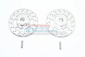 GPM Silver Aluminium +3mm Brake Disc Wheel Hexes 2Pcs w/ Pins image 58544
