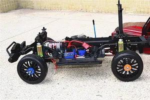 GPM Black Aluminium 12mm to 17mm Wheel Hex Adapters 2Pcs image 58561