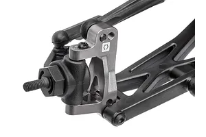 HPI Grey-Silver Aluminium Hub Carriers (C-Hubs) 2Pcs image 58777