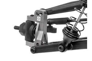 HPI Grey-Silver Aluminium Hub Carriers (C-Hubs) 2Pcs image 58778