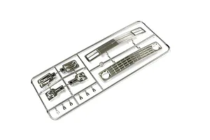 Kyosho Chrome Body Plastic Parts Set. image 58968