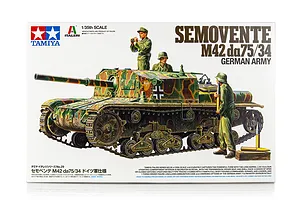 Tamiya 1/35 Semovente M42 DA75/34 Scaled Plastic Model Kit image 59062