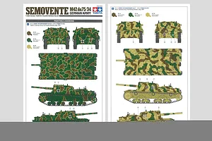 Tamiya 1/35 Semovente M42 DA75/34 Scaled Plastic Model Kit image 59070