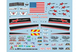 Italeri 1/24 Classic Western Star 4964 Scaled Plastic Model Kit image 59116