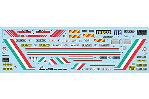 Italeri 1/24 Iveco Turbostar 190-42 Canvas With Elevator Scaled Plastic Model Kit image 59126