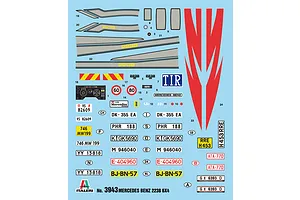 Italeri 1/24 Mercedes Benz 2238 6x4 Truck Scaled Plastic Model Kit image 59147