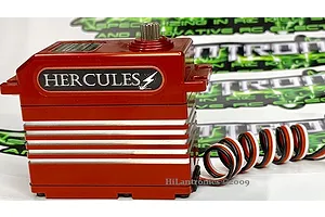 HiLantronics Red Aluminium HLT5000WP 1/5 51kg 8.4v Metal Geared Waterproof Servo w/ Aluminium Servo Horn image 59209