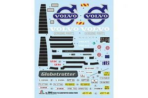 Italeri 1/24 Volvo F16 Globetrotter Canvas Truck With Elevator Scaled Plastic Model Kit image 59216