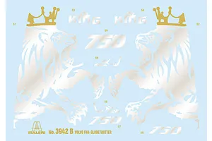 Italeri 1/24 Volvo F16 Globetrotter Medium Roof Truck Scaled Plastic Model Kit image 59233