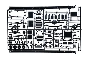 Italeri 1/24 Scania Streamline 143H 6x2 Truck Scaled Plastic Model Kit image 59248