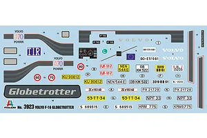Italeri 1/24 Volvo F16 Globetrotter Truck Scaled Plastic Model Kit image 59261