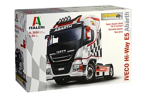 Italeri 1/24 Iveco Hi-Way E5 Abath Truck Scaled Plastic Model Kit image 59271