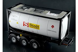 Italeri 1/24 Tecnokar 20' Tank Trailer Scaled Plastic Model Kit image 59307