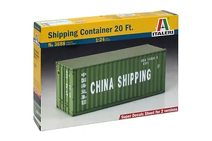 Italeri 1/24 20 Container Scaled Plastic Model Kit image 59319
