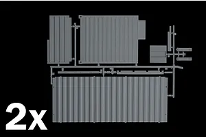 Italeri 1/24 20 Container Scaled Plastic Model Kit image 59321