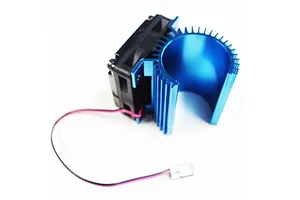 Hobbywing Blue Aluminium 36mm Heat Sink w/ Cooling Fan image 59371