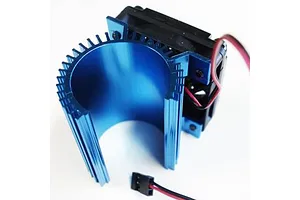 Hobbywing Blue Aluminium 36mm Heat Sink w/ Cooling Fan image 59372