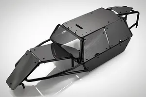 Rovan Black Steel Baja Roll Cage w/ Painted Black Panels image 59412