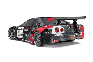 HPI E10 Fail Crew Nissan Skyline R34 GT-R RC Drift Car Electric 4WD 1/10 Scale RTR image 59665