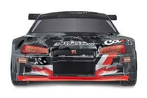 HPI E10 Fail Crew Nissan Skyline R34 GT-R RC Drift Car Electric 4WD 1/10 Scale RTR image 59666