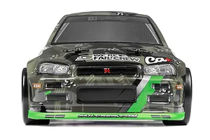 HPI Micro RS4 Fail Crew Nissan Skyline R34 GT-R RC Drift Car Electric 4WD 1/18 RTR image 59680