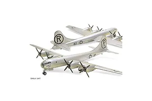Academy 1/72 B-29A Enola Gay & Bockscar Bomber Scaled Plastic Model Kit image 59696