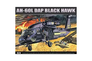 Academy 1/35 AH-60L DAP Direct Action Penetrator Helicopter Scaled Plastic Model Kit image 59702
