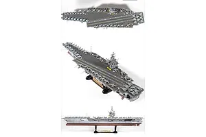 Academy 1/600 USS Enterprise CVN-65 Aircraft Carrier Scaled Plastic Model Kit image 59711