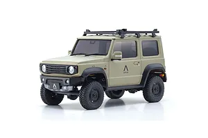 Kyosho Mini-Z Suzuki Jimny Sierra 4x4 RC Rock Crawler Electric 4WD RTR - Khaki image 59754