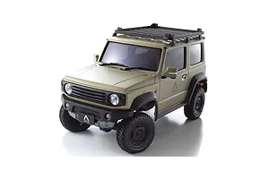 Kyosho Mini-Z Suzuki Jimny Sierra 4x4 RC Rock Crawler Electric 4WD RTR - Khaki image 59760
