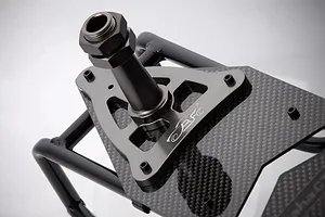 Rovan Black Steel GT Sand Rail Baja Roll Cage w/ Painted Black Panels, LED Light Bar & Spare Tyre Mount image 59781