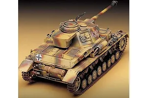 Academy 1/35 German Panzer IV H and Armour Tank Scaled Plastic Model Kit image 59795