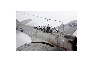 Academy 1/48 USMC SBD-1 "Pearl Harbour" Bomber Scale Plastic Model Kit image 59815